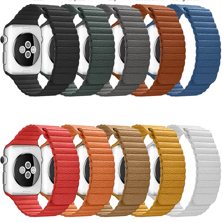 بند اپل واچ leather loop سایز ۴۴ ۴۵ ۴۹