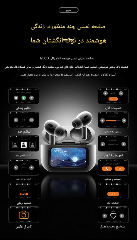 هندزفری بلوتوثی ایرپاد پرو جووی مدل H230