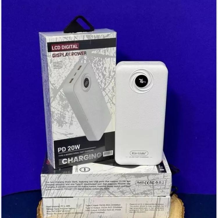 پاوربانک اورجینال 20000 Kin Vale مدل M802 22.5 وات