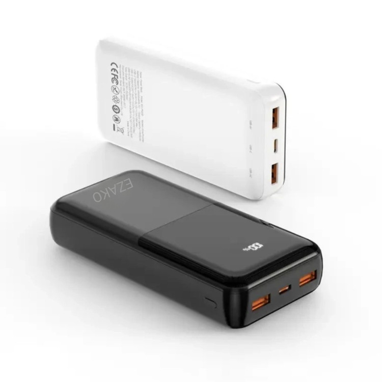 پاوربانک 20000 میلیآمپر ازاکو EZAKO مدل Z-29 شارژ سریع PD 20W با نمایشگر دیجیتال