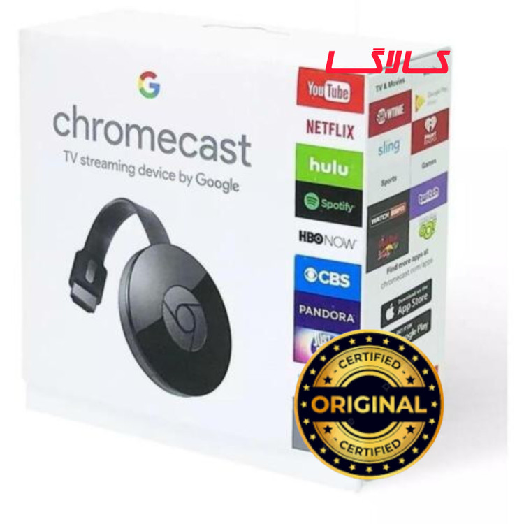 دانگل وای فای و اسمارت ویو اتصال گوشی به تلوزیون ChromeCast(اصلی)