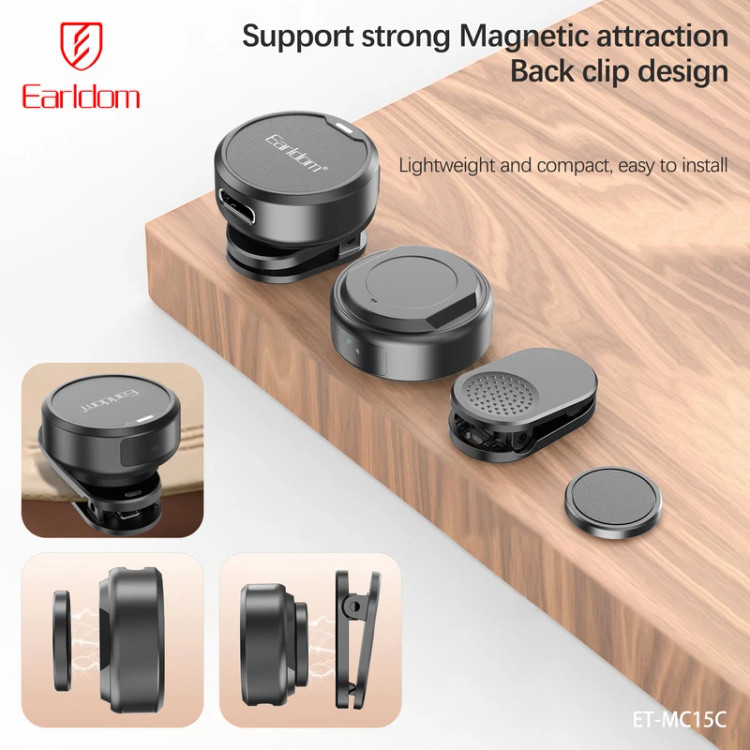 ست میکروفن بی سیم ارلدام مدل MC15C با درگاه اتصال USB
