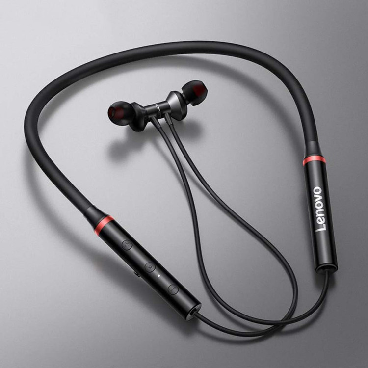 هدفون بلوتوثی لنوو مدل MPO NECKBAND HE05 X 2025(اصلی)