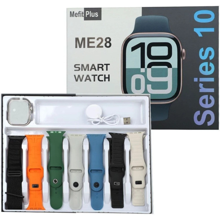 ساعت هوشمند طرح اپل واچ سری 10 Mefit Plus مدل me28
