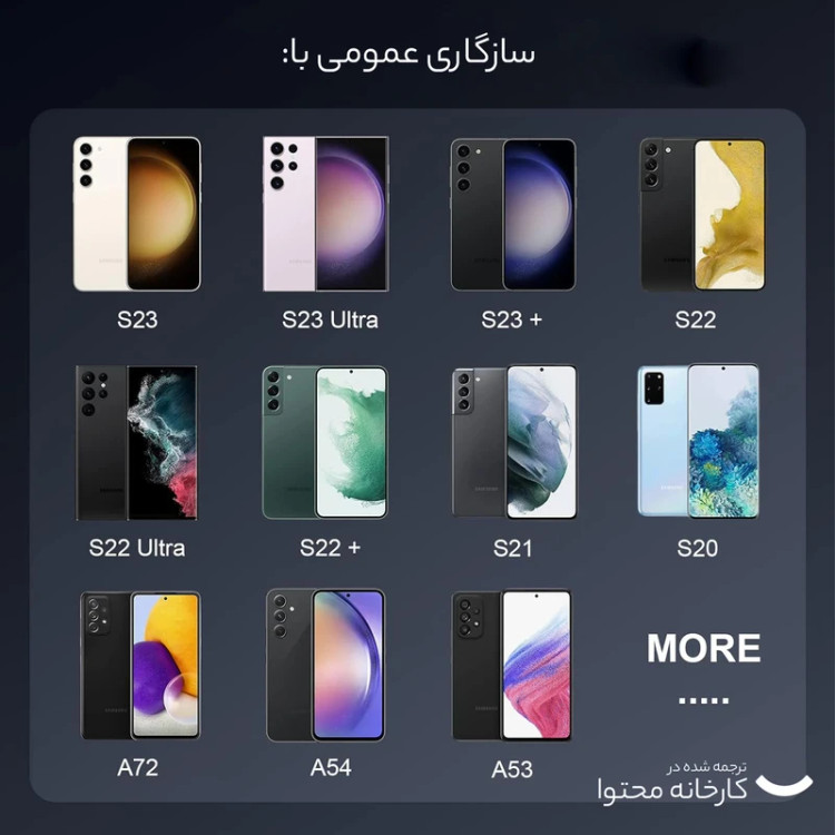 کلگی شارژر اصلی 25 وات سامسونگ Galaxy S23 FE (100% اورجینال)