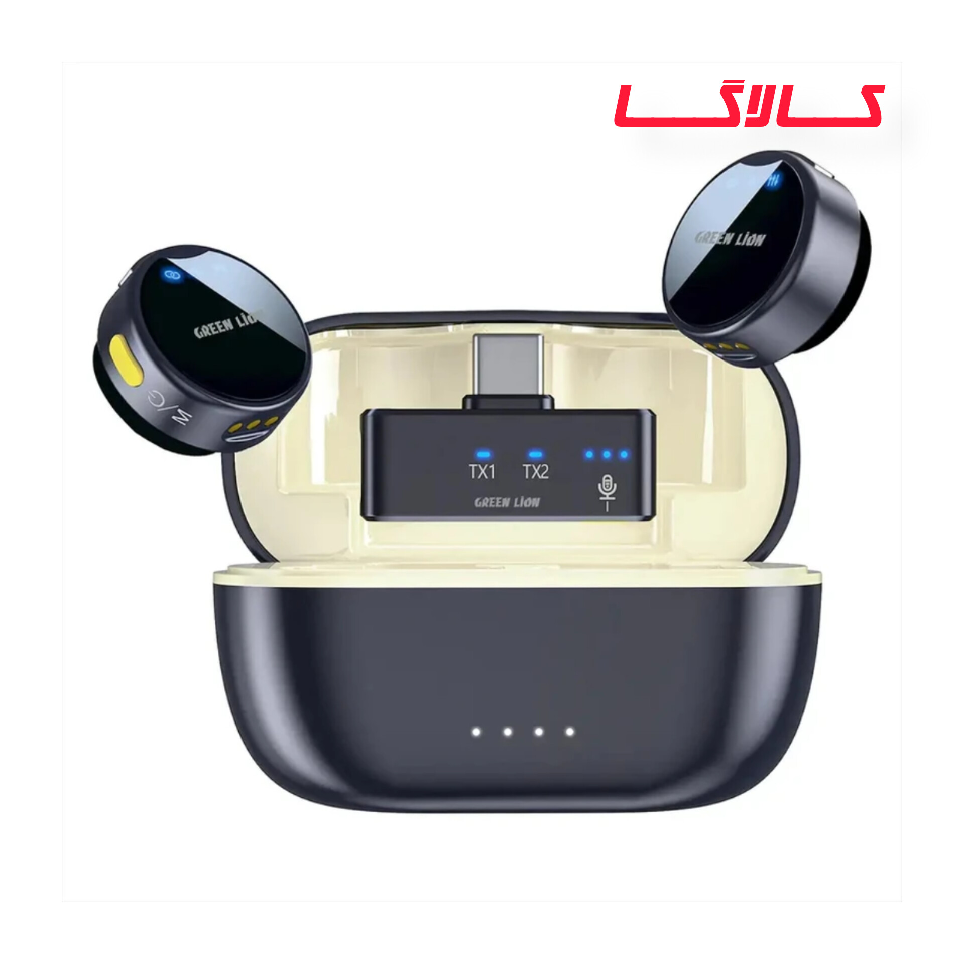 میکروفن تواید محتوای بی‌سیم Green Lion مدل GM-92X