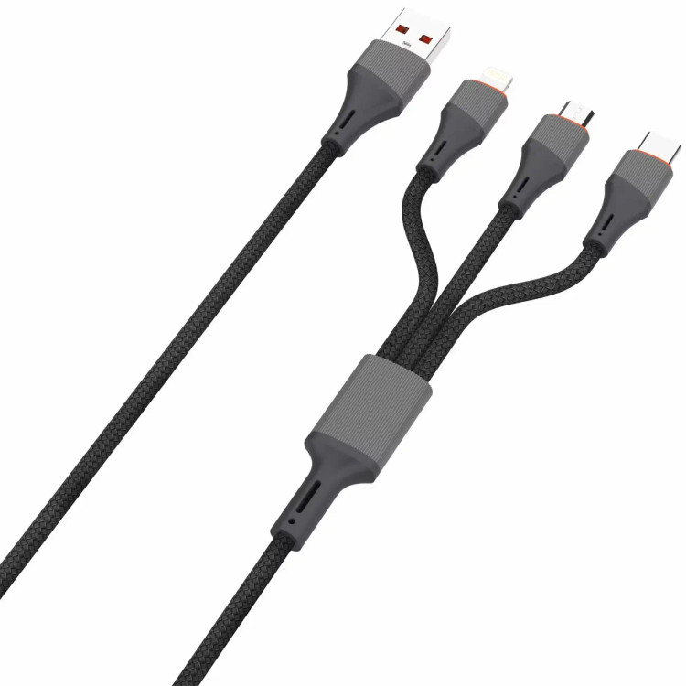 کابل 3 سر الدنیو LDNIO مدل LC96U جریان 4.2 آمپر 1.2 متریA